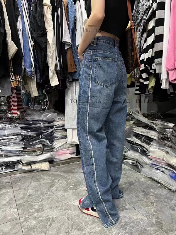New in autumn! [GDN] Korean straight-leg all-match thin jeans 3991# HYY