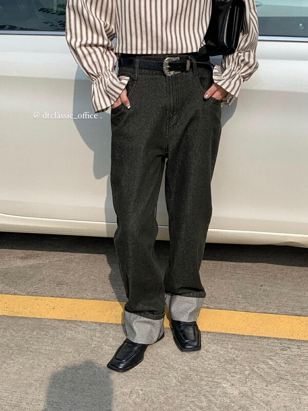 Live ③! New in autumn!【DT CLASSIC】Casual high waist comfortable jeans D5157# JHY