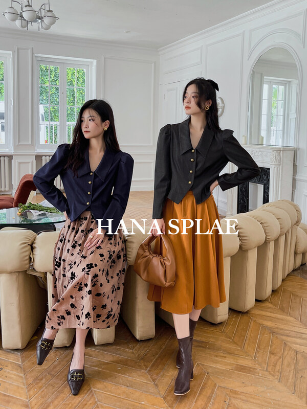 New in early autumn! [HANNA Hanna] Temperament commuter thin short coat H10290# JHY