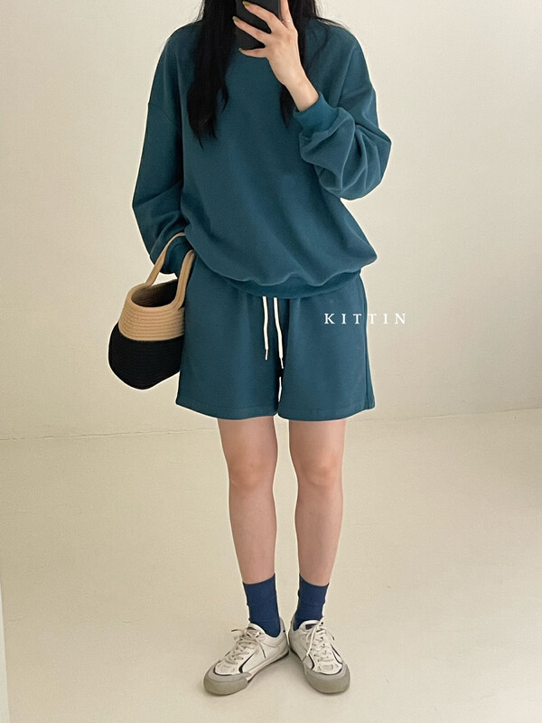 【KITTIN】Korean casual waffle shorts 9135# FHX