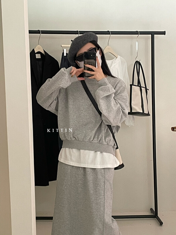 【KITTIN】Korean style casual simple sweater 393
