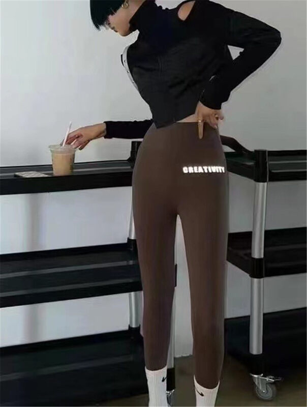 New in autumn! [DIDI] slimming letter all-match leggings 3021# OZQ