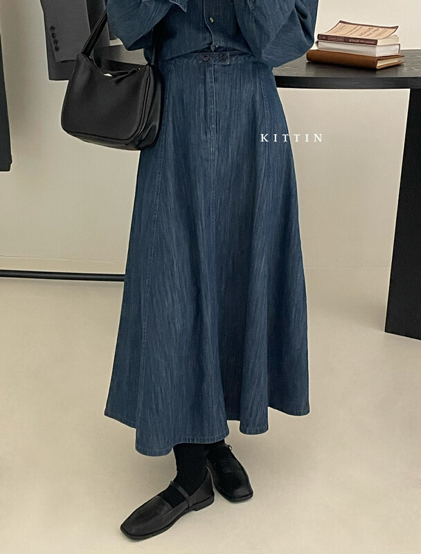 【KITTIN】Korean Denim Skirt 699