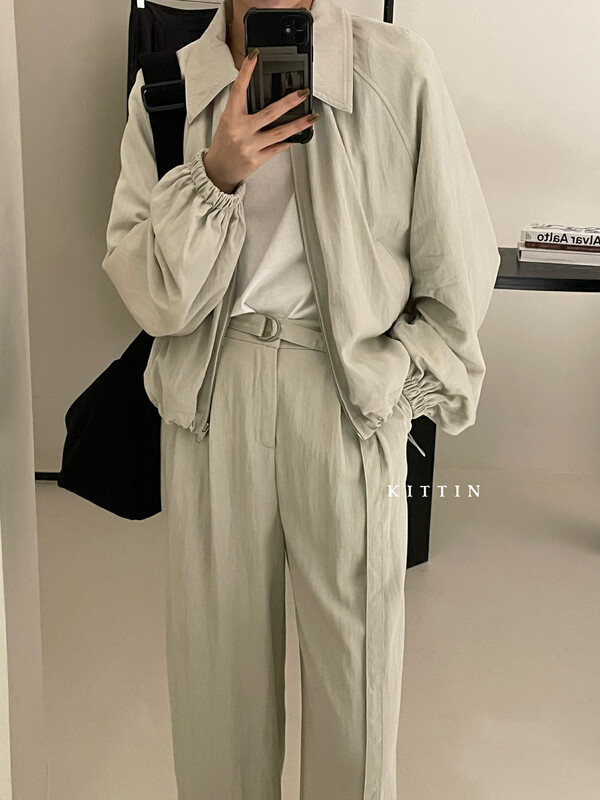 【KITTIN】Korean Casual Tencel Jacket 252
