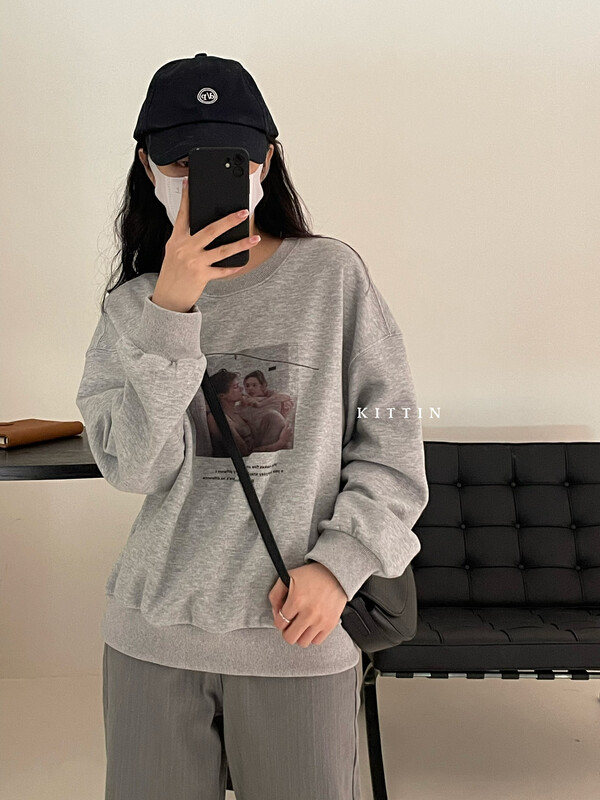 【KITTIN】Korean style casual pattern sweater 3105