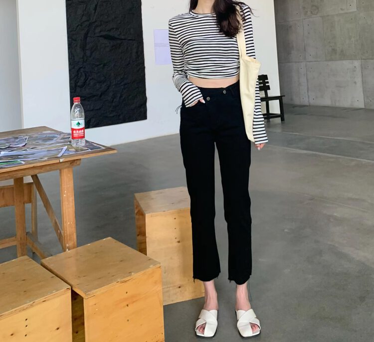 Original price 108.99! [1980] Small fashion slim jeans 62638