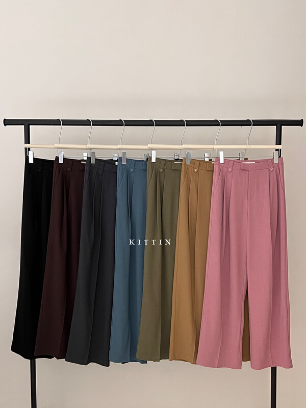 【KITTIN】Korean style design ear jeans casual pants 9181