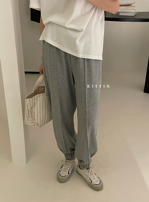 【KITTIN】Korean Casual Cotton Casual Pants 9156