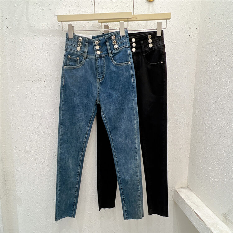 New in autumn! [Xiaoyanjia] Korean version of skinny jeans with small feet 9905# XYJ