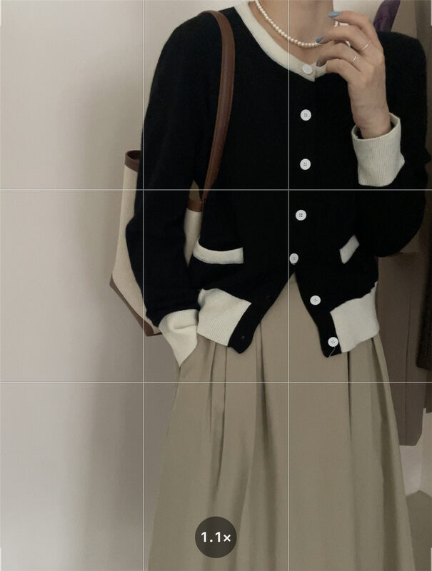 New in autumn!【IN MODE】Simple and casual all-match color knitted cardigan IN810# CLS