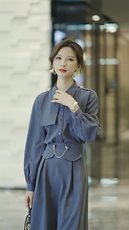 New in autumn! [Aite. Samari] Casual basic solid color shirt 5611# JJ