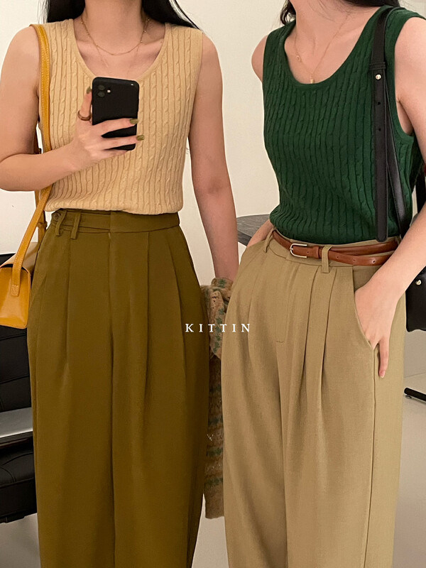 【KITTIN】Korean twist vest/sling 1309