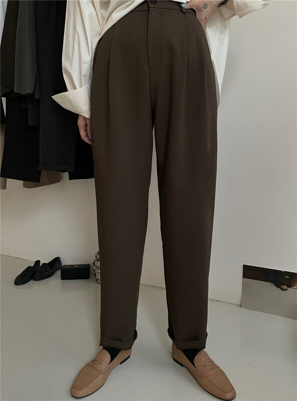 New in autumn! [IN MODE] Harlan slimming and versatile casual pants 8676# CLS