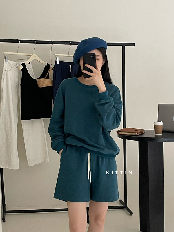 【KITTIN】Korean Style Casual Sports Waffle Sweater 390# FHX