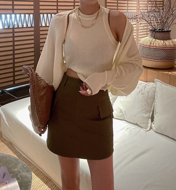 【Xixi】Temperament retro all-match skirt 5019-1# OZQ