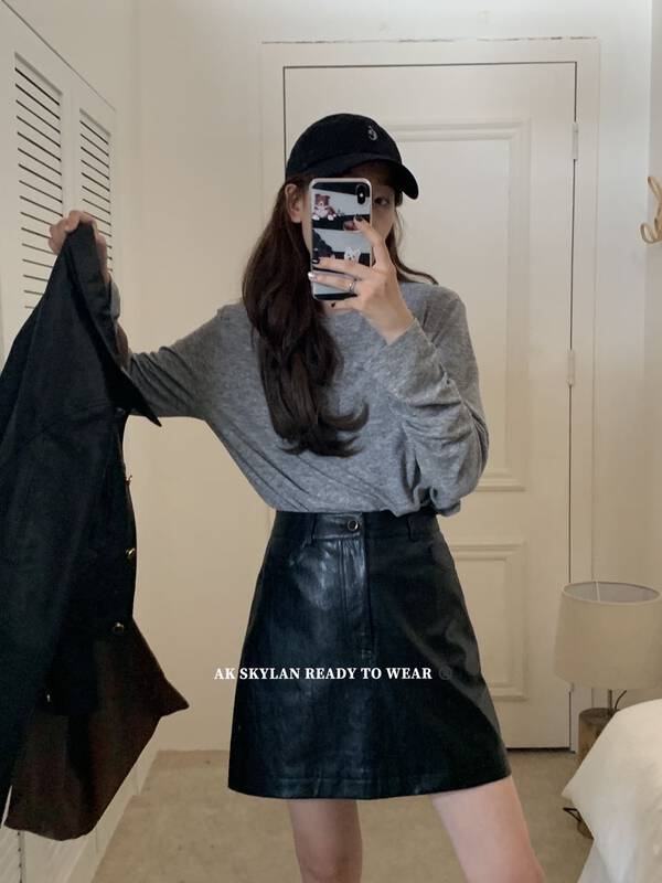 Autumn models are new! [A.K SKYLAN] Temperament slim and slim skirt 82692# HYY