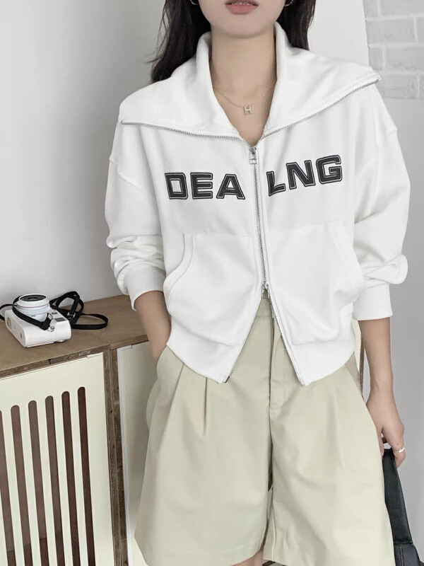 New in autumn! [Xiaofanjia] Versatile letter printed sweater 535# LSW