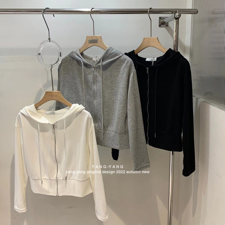 New in early autumn! [YANG-YANG] Hooded design casual all-match short jacket C5083# CLS