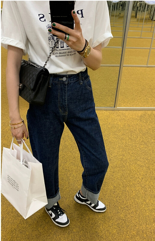 New in autumn! [GDN] slim and comfortable jeans 98107# HYY