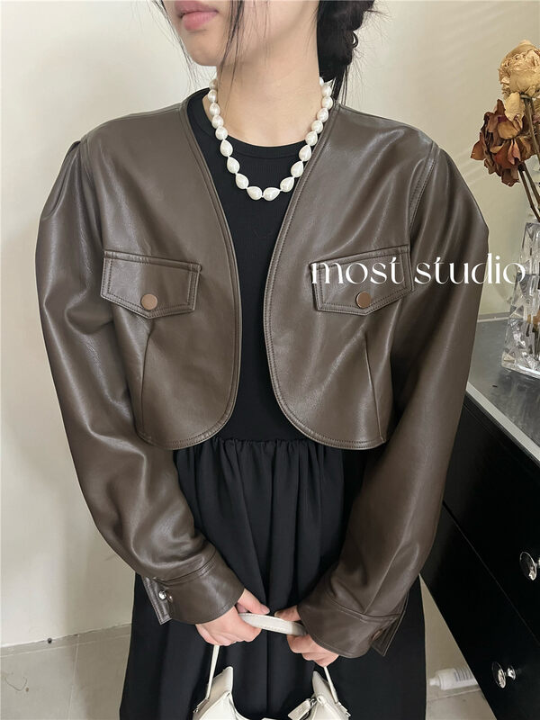 New in autumn! [MOST] Neat and comfortable leather jacket 97552# ZJY