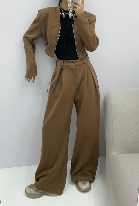 New in autumn! [Xixi] Simple solid color all-match casual pants 5151# OZQ