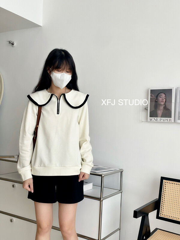 New in early autumn! [Xiaofanjia] Korean style hit color pure sincere sweater YS2-7010# LSW