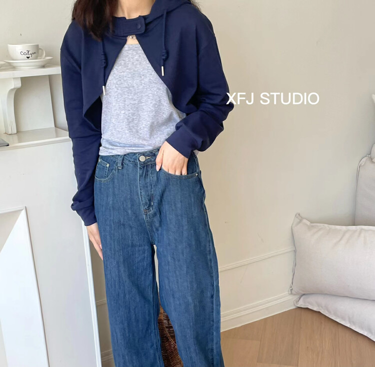 New in early autumn! [Xiaofanjia] Simple casual sweater + inner solid color vest suit YS1-7068# LSW