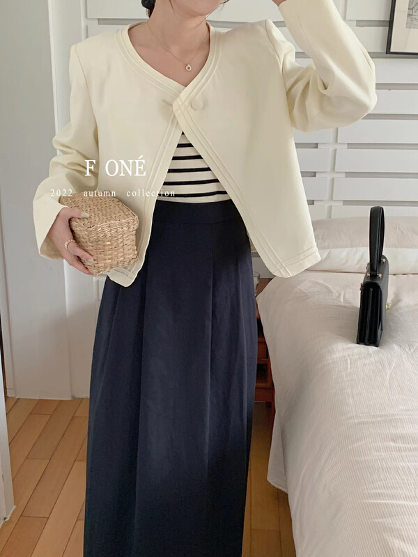 Autumn is new! [F ONE] Korean style ins style single button Xiaoxiang suit 26020# WPL