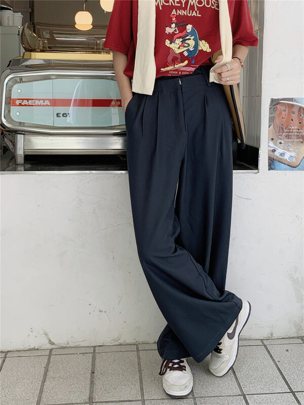 New in early autumn! [Rina] Commuter simple high waist comfortable trousers 221U020# ZXX