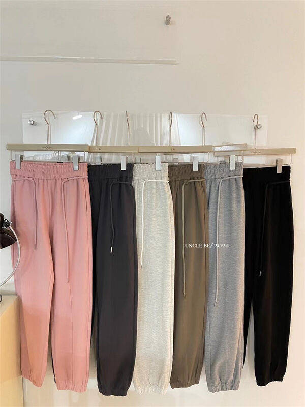 New in early autumn!【UNCLE BE】Skinny and high waist casual pants 5058# L