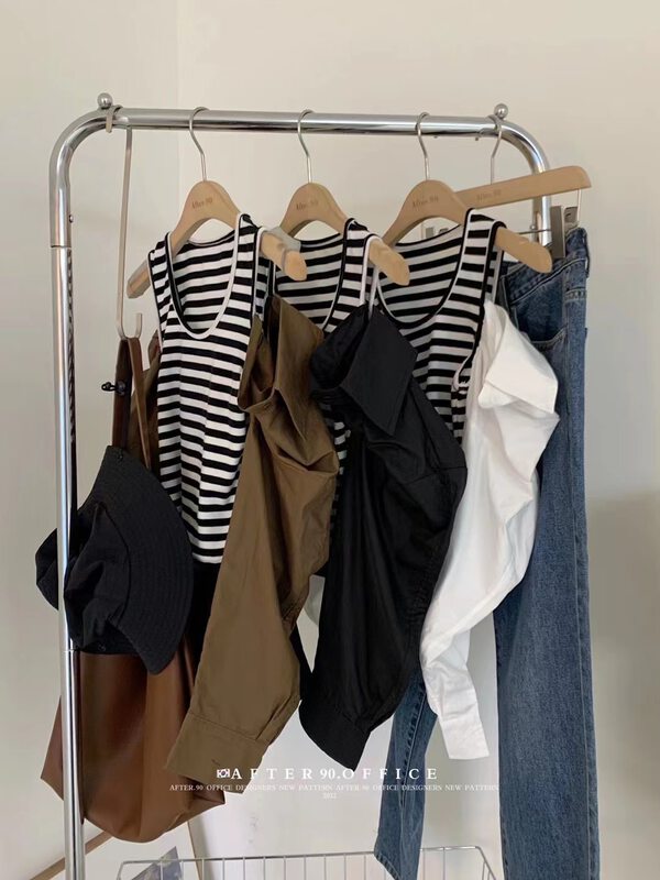 Autumn is new! [AFTER.90] stitching thin shirt A2209# L