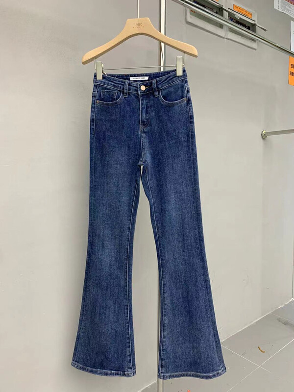 New in autumn!【RJ1980】Slim and comfortable jeans 2A63516# HYY