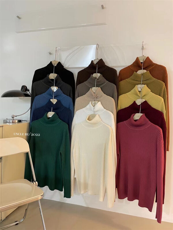New in autumn!【UNCLE BE】Neat Comfortable Versatile Knit Sweater MY02# L