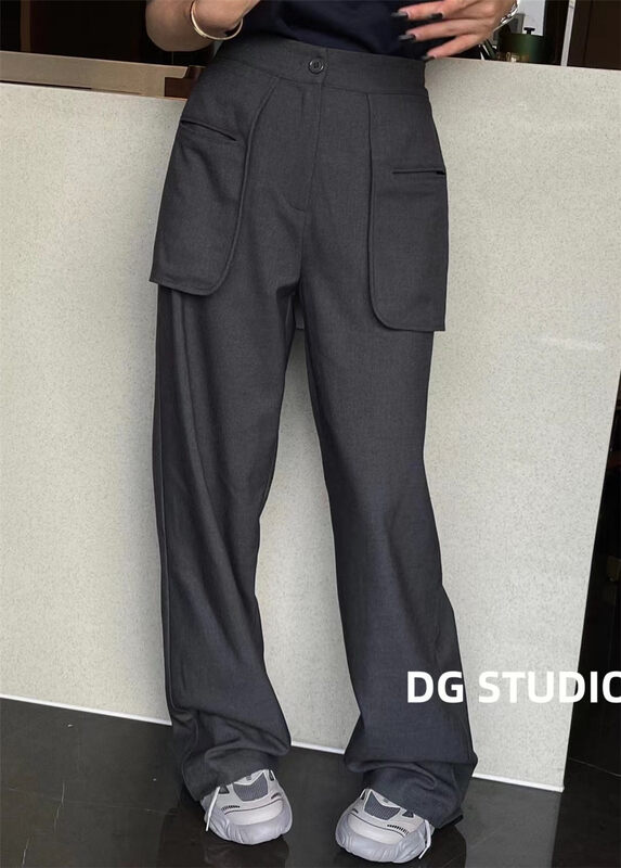 New in autumn! [DG] Double pocket design trousers 8310# XJ