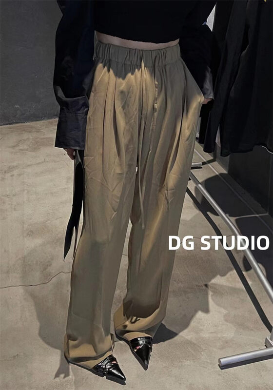 Original price 108.99! New in autumn! [DG] temperament all-match lace-up trousers 8288# XJ