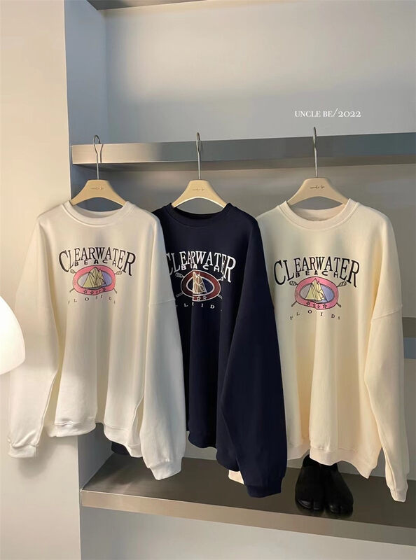 New in autumn!【UNCLE BE】Pullover Comfortable Versatile Sweater 3152# L