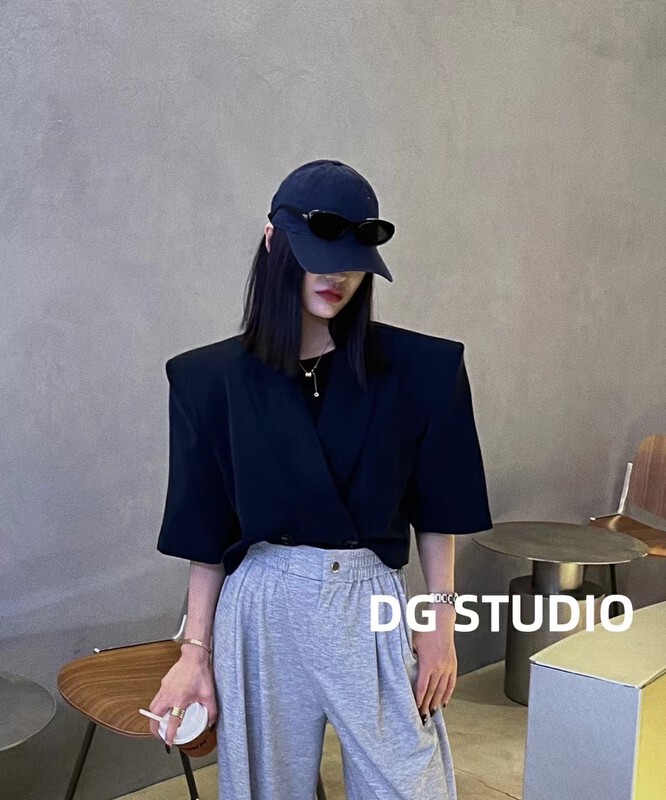 [DG] Qichang high street summer thin suit jacket 8203 # XJ
