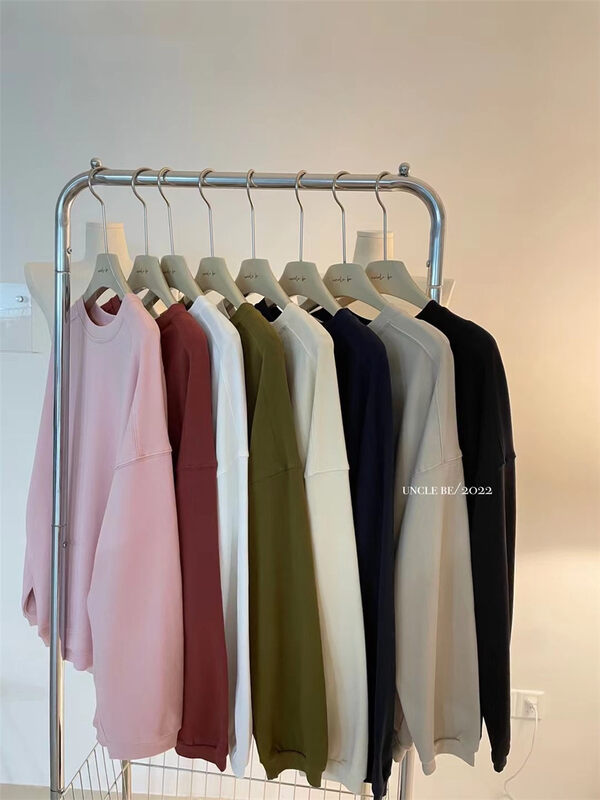 New in early autumn!【UNCLE BE】Round Neck Neat Comfortable Versatile Sweater 3127# L