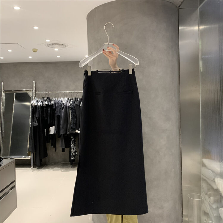 Autumn is new!【IN.CHOOSE U】Korean striped slim skirt 65013# CQW