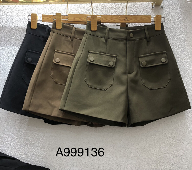 New in autumn! [Queen QUEEN] Korean high-waisted slim casual shorts A999136# OZQ