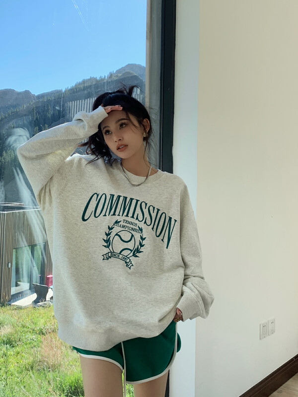 【11AN】Personalized Loose Pullover Sweater A6893