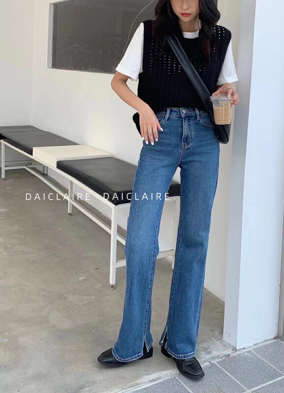 【Strictly Selected by Buyers-Dai Jiaer】Korean Straight Casual Jeans (Pants Only) 90981# CL