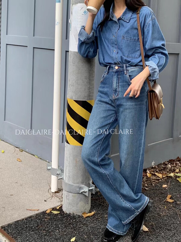 New in autumn! [Strictly selected by buyers - Dai Jiaer] Simple, versatile and comfortable jeans 91158# CL