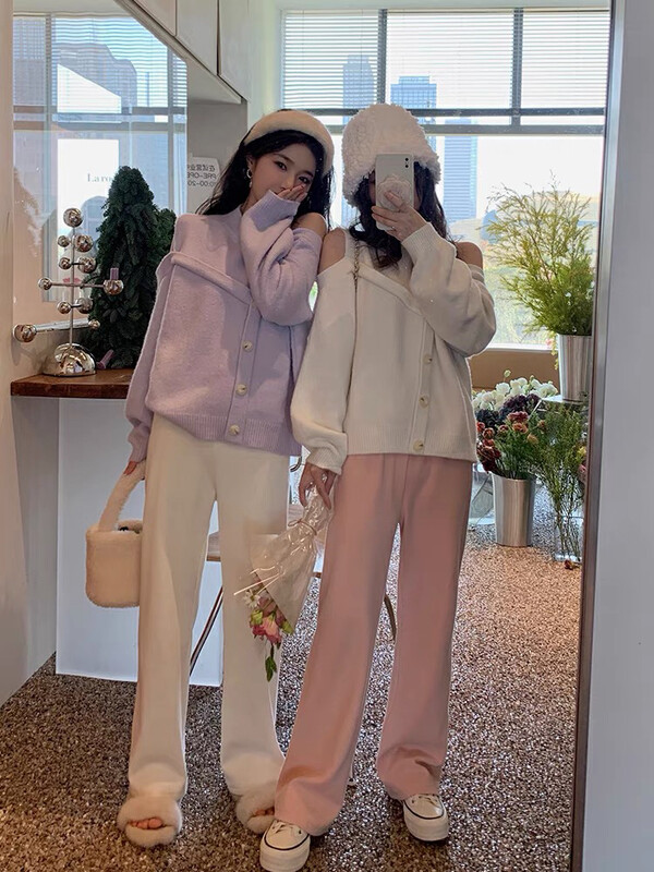 New in autumn!【KIKI STUDIO】Comfortable and versatile straight casual pants 6681# HJY