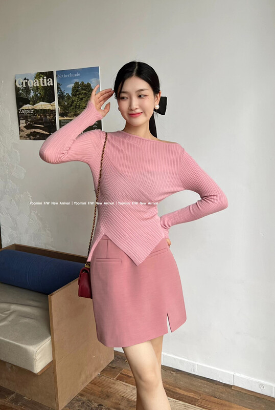 Autumn is new! [YOOMINI] Slim and temperament bag hip skirt Q16209-W# WPL