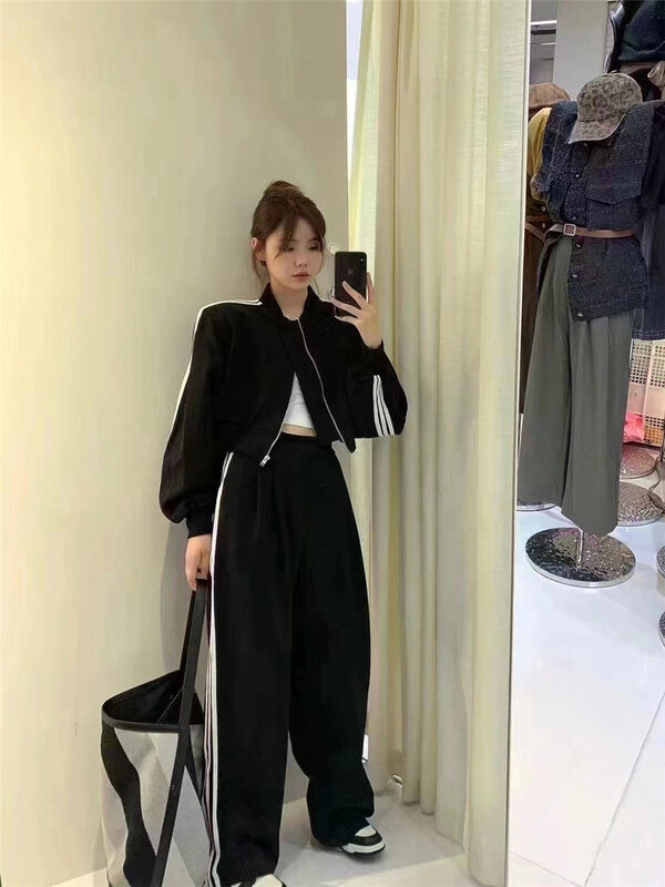 Autumn is new! [MI] casual sports style baseball jacket + casual pants suit 002# PCZ