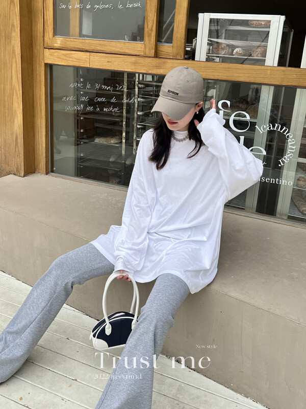 【TRUSTME】Long Sleeve T-Shirt 40049# JHY
