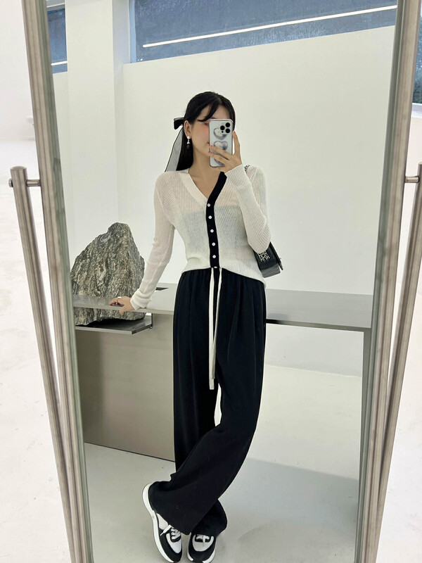 New in early autumn! [YOOMINI] Fashionable loose straight casual pants Q12969-K# WPL