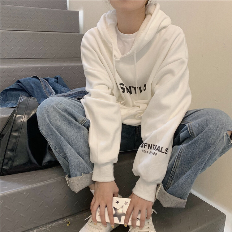 New in autumn! [Timely rain] Korean style ins design simple letter loose sweater 49259# WPL