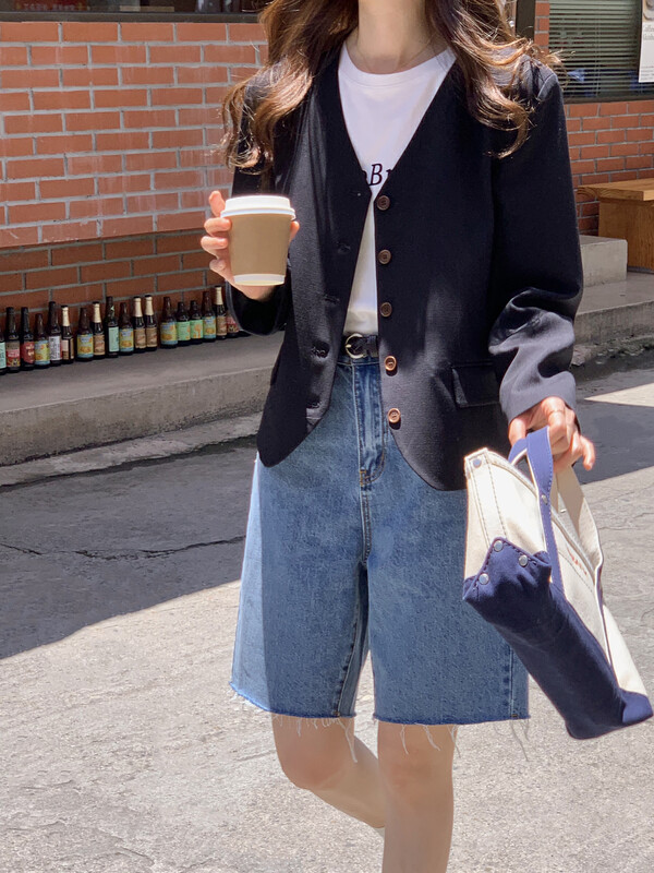 New in early autumn!【T.G】Korean style V-neck suit 17771# CLS